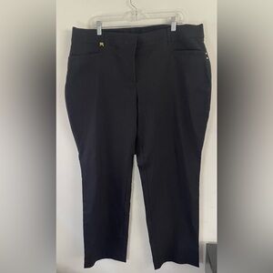 JM Collection Black Dress Pants with Gold Accents - Size 20WP